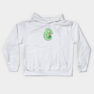 Baby chameleons Kids Hoodie